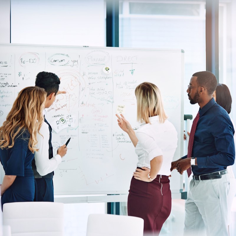 Workers in an office